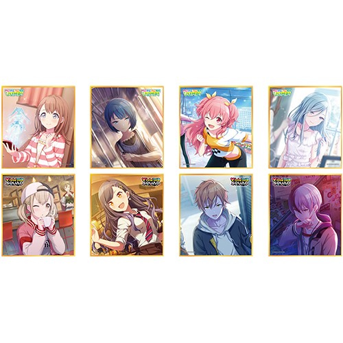 『プロジェクトセカイ カラフルステージ！ feat. 初音ミク』 ミニ色紙コレクション 第1弾【単品】リニューアル版 B MORE MORE JUMP！＆Vivid BAD SQUAD（全8種） 【単品】リニューアル版 B