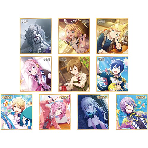 『プロジェクトセカイ カラフルステージ！ feat. 初音ミク』 ミニ色紙コレクション 第1弾【単品】リニューアル版 C バーチャル・シンガー＆ワンダーランズ×ショウタイム（全10種） 【単品】リニューアル版 C