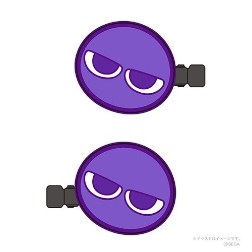 ぷよぷよ 前髪クリップ vol.2(むらさきぷよ) むらさきぷよ