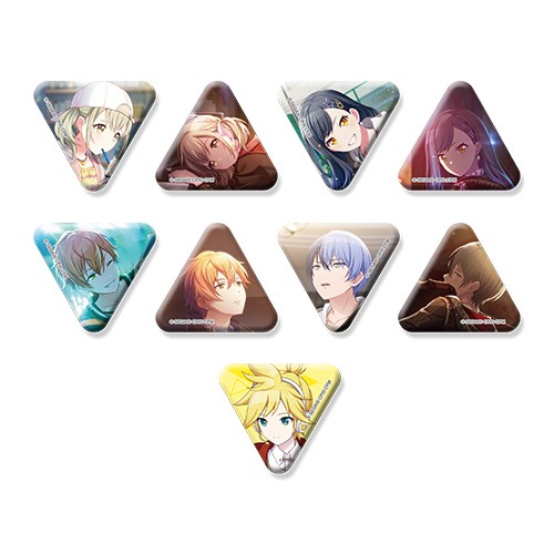 『プロジェクトセカイ カラフルステージ！ feat. 初音ミク』ミニ三角缶バッジ vol.4 A【BOX】Period of NOCTURNE（全9種） 【BOX】Period of NOCTURNE（全9種）