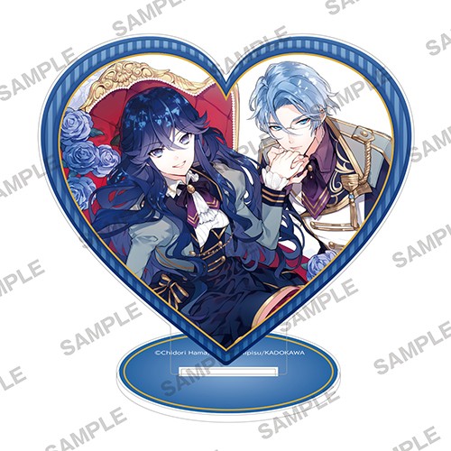 角川ビーンズ文庫創刊記念『悪役令嬢、ブラコンにジョブチェンジします』ハートアクリルスタンド～エカテリーナ＆アレクセイ～ 『悪役令嬢、ブラコンにジョブチェンジします』