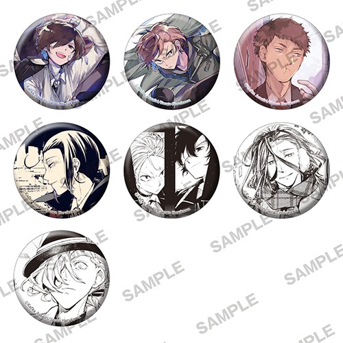 『文豪ストレイドッグス』トレーディングホログラム缶バッジ　novels ver.２