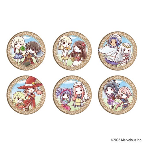 缶バッジ「ルーンファクトリー」01/BOX（全6種）(グラフアート)