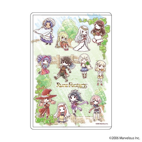 キャラクリアケース「ルーンファクトリー」01ちりばめデザイン①(グラフアート)