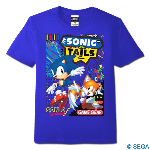 GameGear x SONIC & TAILS  Tシャツ(限定カラー・ソニックブルー)     XLサイズ (限定カラー・ソニックブルー)     XLサイズ