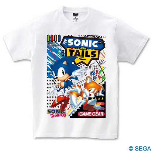 【再販】GameGear x SONIC & TAILS  Tシャツ(白)    XLサイズ　※4月中旬出荷 (白)     XLサイズ