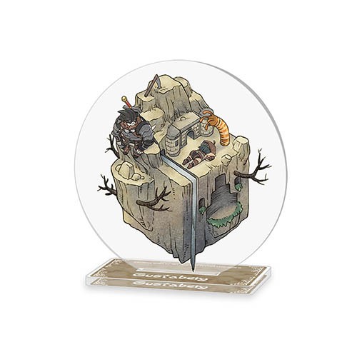 FINAL FANTASY XI VANARIUMアクリルコースタースタンドGustaberg Gustaberg