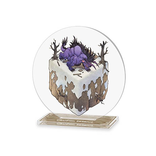 FINAL FANTASY XI VANARIUMアクリルコースタースタンドQufim Island Qufim Island