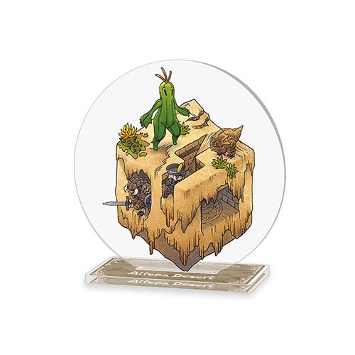 FINAL FANTASY XI VANARIUMアクリルコースタースタンドAltepa Desert Altepa Desert
