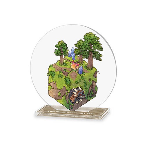 FINAL FANTASY XI VANARIUMアクリルコースタースタンドThe Sanctuary of Zi'Tah The Sanctuary of Zi'Tah