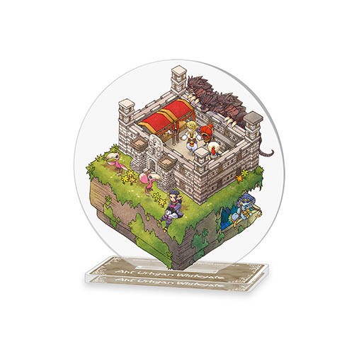 FINAL FANTASY XI VANARIUMアクリルコースタースタンドAht Urhgan Whitegate Aht Urhgan Whitegate