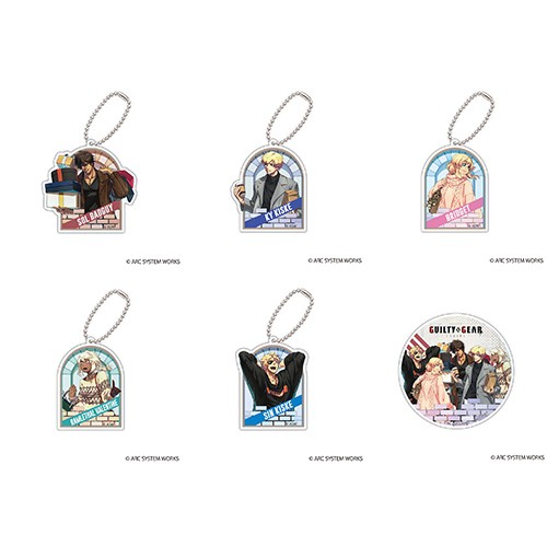GUILTY GEAR -STRIVE- 描き下ろしアクリルキーホルダー セット【限定特典付き】 5種セット【阿々久商店限定特典付き】