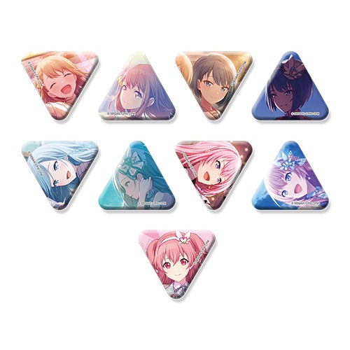 『プロジェクトセカイ カラフルステージ！ feat. 初音ミク』ミニ三角缶バッジ vol.5 B【単品】届け！HOPEFUL STAGE♪（全9種） 【単品】届け！HOPEFUL STAGE♪（全9種）