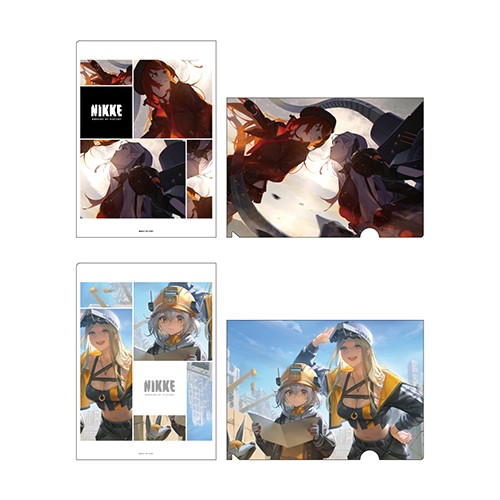 NIKKE クリアファイル2枚セット 01 クリアファイル2枚セット 01