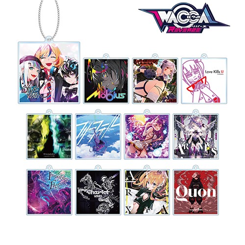 WACCA トレーディングアクリルキーホルダー(単位/BOX) BOX