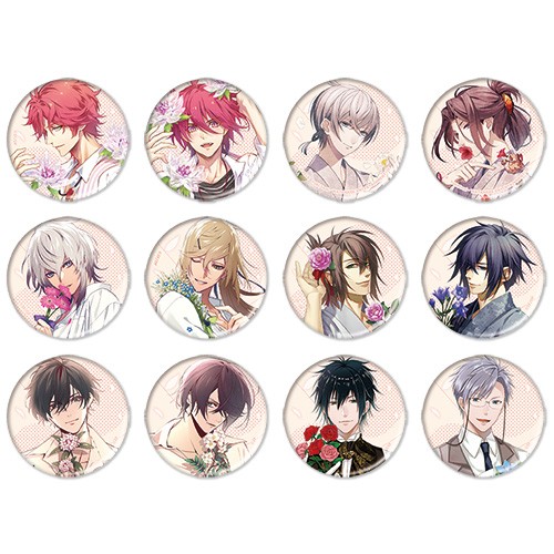 【ビーズログ創刊20周年記念】「with flower」トレーディング缶バッジ Vol.2※2025年11月中旬出荷分