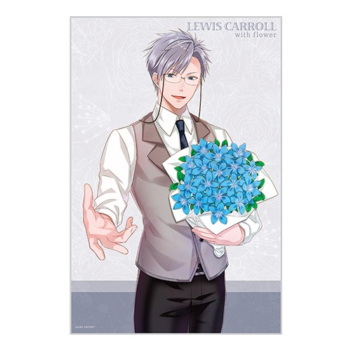 【ビーズログ創刊20周年記念】「with flower」マイクロファイバータオル『スペードの国のアリス～Wonderful White World～』ルイス=キャロル ルイス=キャロル