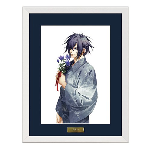 【ビーズログ創刊20周年記念】「with flower」複製原画『薄桜鬼 真改』斎藤 一 ※2025年11月中旬出荷分 斎藤 一