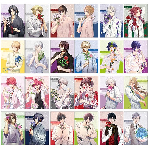 【ビーズログ創刊20周年記念】「with flower」２L判トレーディングブロマイドコンプリートセット ※2025年11月中旬出荷分 コンプリートセット