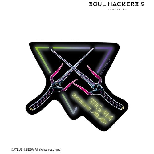 ソウルハッカーズ2 スティグマ ネオン風ダイカットステッカー スティグマ