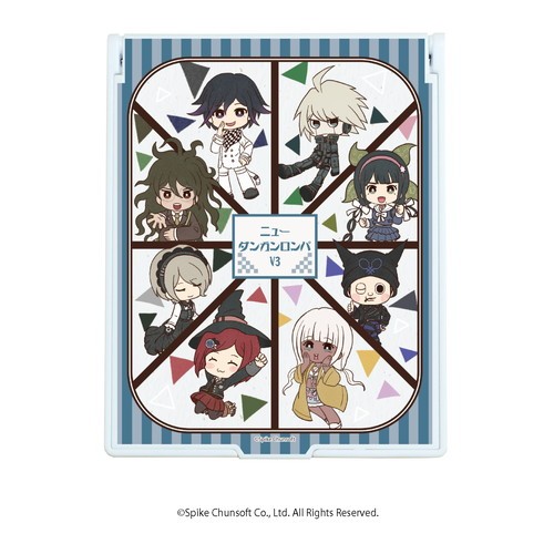 デカキャラミラー「ニューダンガンロンパV3 みんなのコロシアイ新学期」08/ブルー(レトロアート)