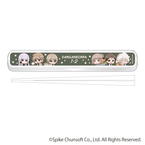 キャラおはしケースセット「ダンガンロンパ1・2 Reload」01/整列デザイン(フォトきゃら)