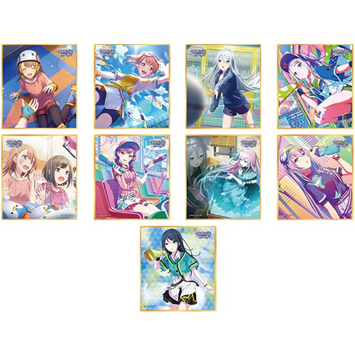 『プロジェクトセカイ カラフルステージ！ feat. 初音ミク』 ミニ色紙コレクション 第24弾A【BOX】みんなでエンジョイ！スポジョイパーク（全9種） BOX