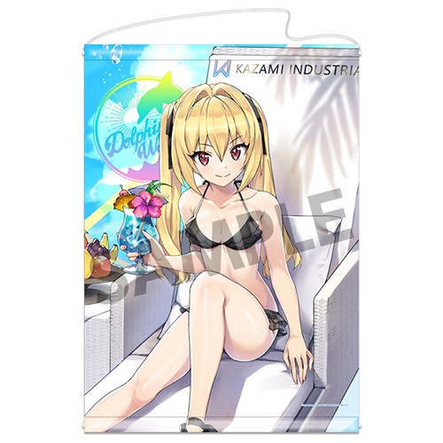 ドルフィンウェーブ B2タペストリー 風見 エレン(水着) 風見 エレン(水着)