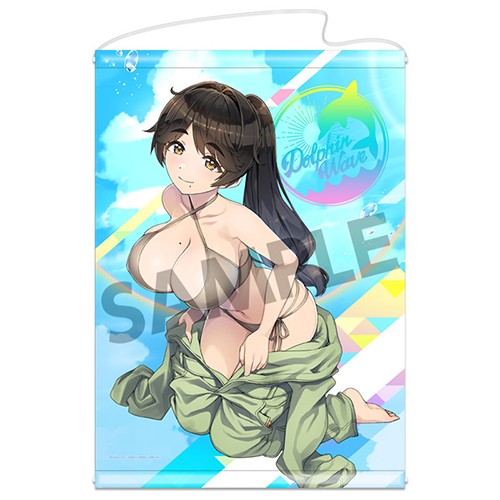 ドルフィンウェーブ B2タペストリー 山葉 由芽(水着) 山葉 由芽(水着)