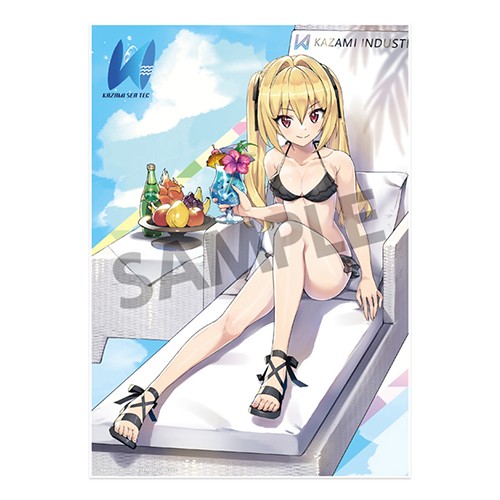 ドルフィンウェーブ ビジュアルアクリルプレート 風見 エレン(水着) 風見 エレン(水着)