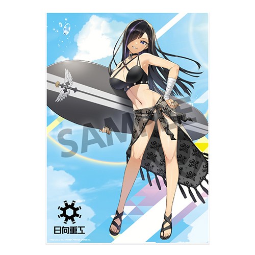 ドルフィンウェーブ ビジュアルアクリルプレート 黒瀬 見波(水着) 黒瀬 見波(水着)