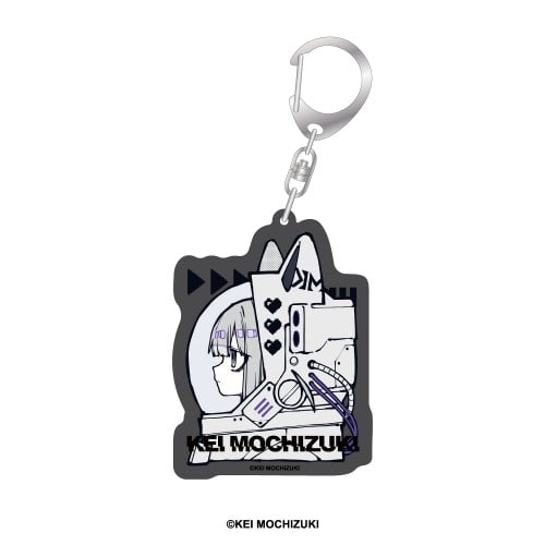 望月けい　アクリルキーホルダー　B B