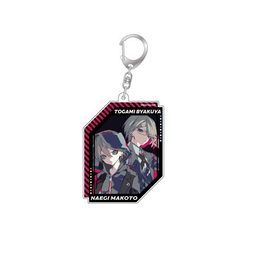 ダンガンロンパ×望月けい第二弾 アクリルキーホルダー 苗木誠＆十神白夜 苗木誠＆十神白夜