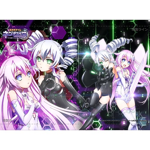 TVアニメ｢超次元ゲイムネプテューヌ｣ B2タペストリーパープルシスター＆ブラックシスター パープルシスター＆ブラックシスター