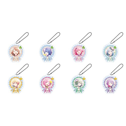 『プロジェクトセカイ カラフルステージ！ feat. 初音ミク』ロゼット風アクリルチャーム A/B【単品】B MORE MORE JUMP！＆ワンダーランズ×ショウタイム（全8種） 単品