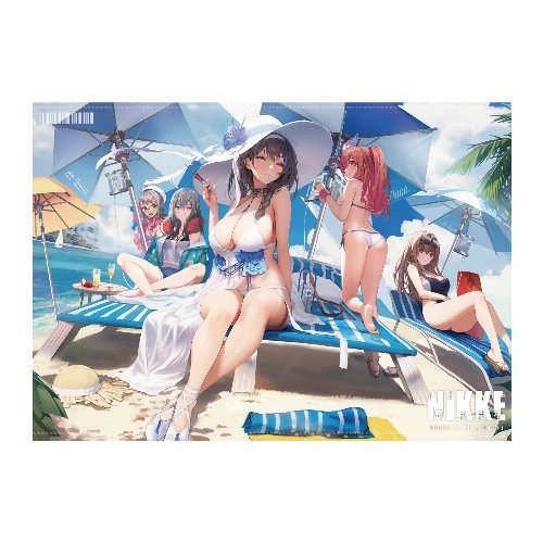 NIKKE クリアポスター -summer- 集合柄 集合柄