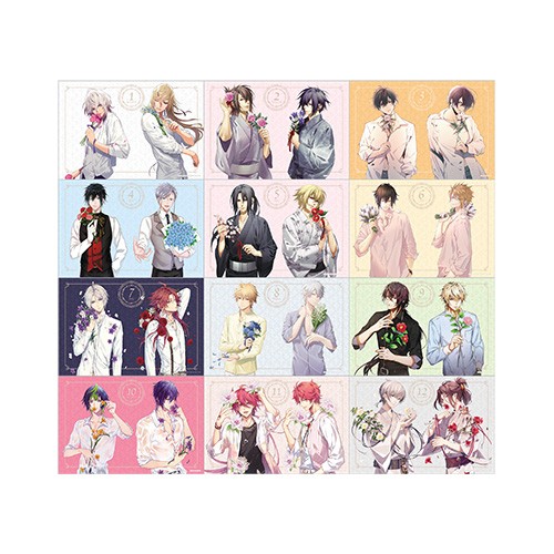 【オトメイト×ビーズログ】「with flower」アクリルスタンド万年カレンダー※2025年11月中旬出荷分