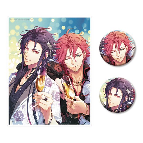 【オトメイト×ビーズログ】『ラディアンテイル ～ファンファーレ！～』アクリルパネル＆缶バッジ2種セット