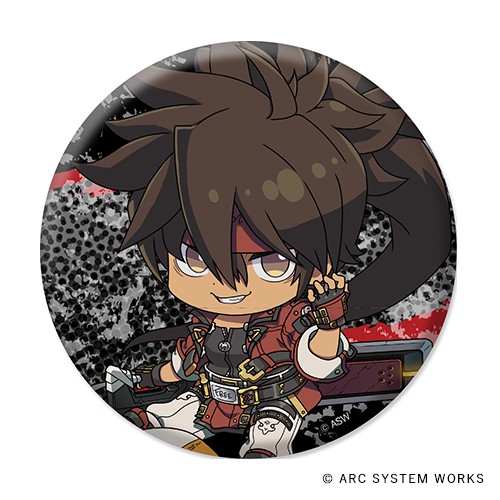 GUILTY GEAR -STRIVE- ぺたん娘缶バッジ ソル＝バッドガイ ソル＝バッドガイ