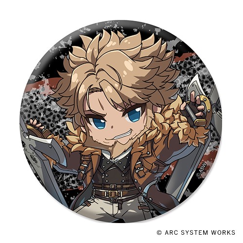 GUILTY GEAR -STRIVE- ぺたん娘缶バッジ レオ＝ホワイトファング レオ＝ホワイトファング