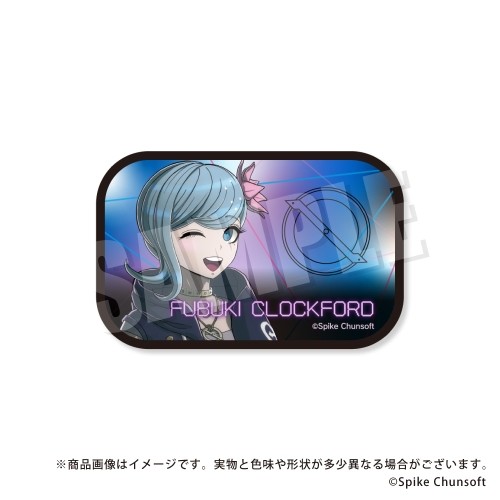 超探偵事件簿 レインコード  スクエアカンバッジ  06.フブキ　クロックフォード 06.フブキ　クロックフォード