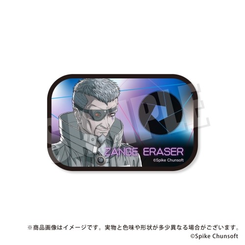 超探偵事件簿 レインコード  スクエアカンバッジ  07.ザンゲ　イレイザー 07.ザンゲ　イレイザー