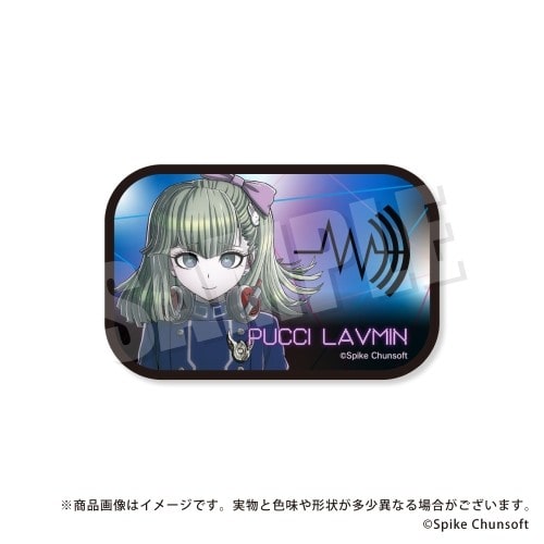 超探偵事件簿 レインコード  スクエアカンバッジ  10.プッチー　ラヴミン 10.プッチー　ラヴミン