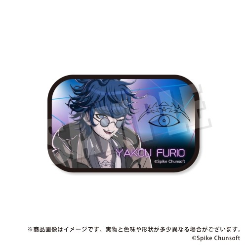 超探偵事件簿 レインコード  スクエアカンバッジ  12.ヤコウ　フーリオ 12.ヤコウ　フーリオ