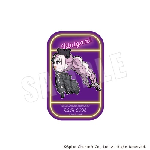 超探偵事件簿 レインコード  きゃらまーち スクエアカンバッジ  02.死に神ちゃん 02.死に神ちゃん