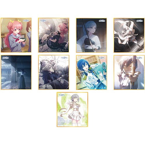 『プロジェクトセカイ カラフルステージ！ feat. 初音ミク』 ミニ色紙コレクション 第29弾C【BOX】弓引け、白の世界で（全9種） 第29弾C BOX