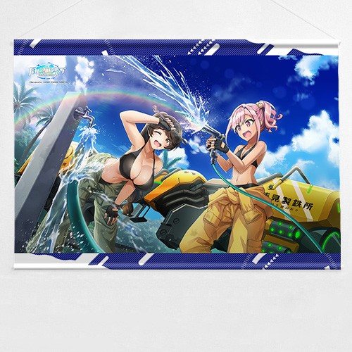 『ドルフィンウェーブ』B2タペストリー（山葉 由芽＆浦見 かな） B2タペストリー（山葉 由芽＆浦見 かな）