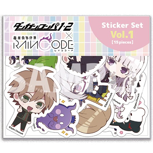 ダンガンロンパ1・2 Reload×超探偵事件簿 レインコード  ミニステッカーセットVol.1 Vol.1