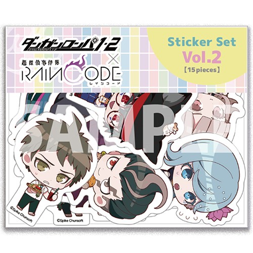 ダンガンロンパ1・2 Reload×超探偵事件簿 レインコード  ミニステッカーセットVol.2 Vol.2