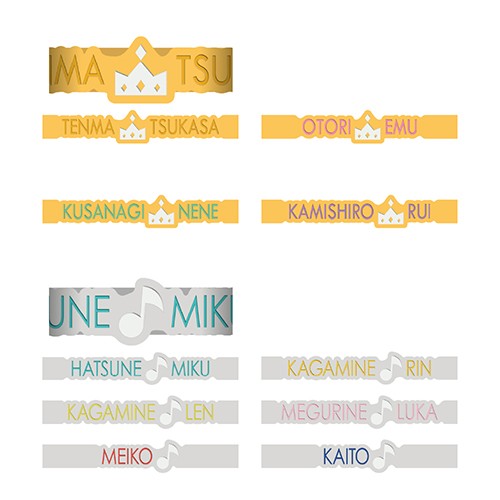 『プロジェクトセカイ カラフルステージ！ feat. 初音ミク』ラバーバンドコレクション C【単品】ワンダーランズ×ショウタイム＆バーチャル・シンガー（全10種） ※2025年11月中旬出荷分 【単品】ワンダーランズ×ショウタイム＆バーチャル・シンガー